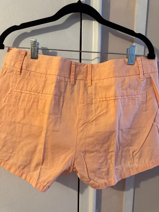 J. Crew Peach High-Waist Cotton Shorts - Picture 4 of 4